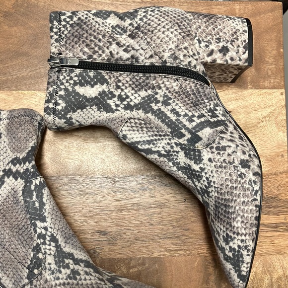 Marc Fisher Jerica Snakeskin Boots - Picture 5 of 14